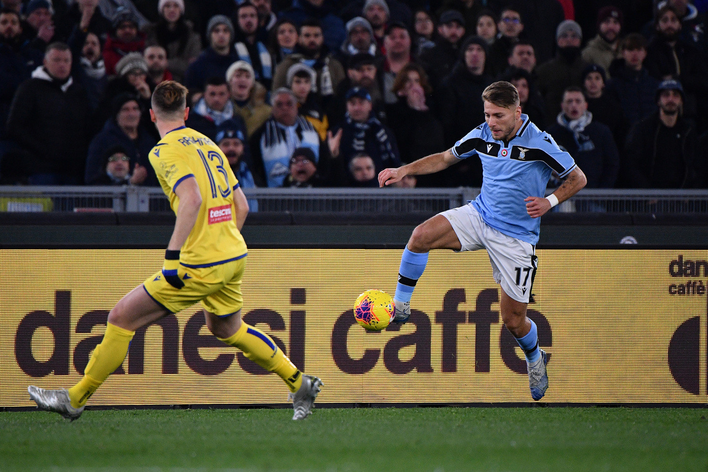 Serie A, Lazio si ferma al palo e resta terza: 0-0 contro il Verona