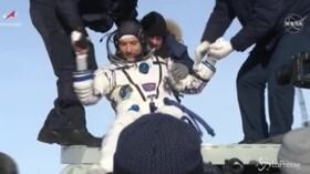 Spazio, Parmitano atterrato in Kazakistan con navetta Soyuz
