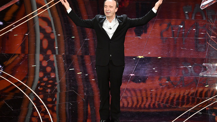 Sanremo, Benigni recita il Cantico dei Cantici. Ronaldo show con Georgina