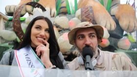 Viareggio, Miss Italia accende il secondo corso del Carnevale
