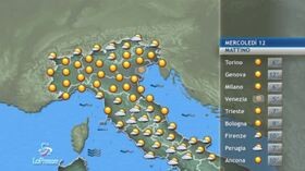 Meteo, le previsioni di mercoledì 12 febbraio