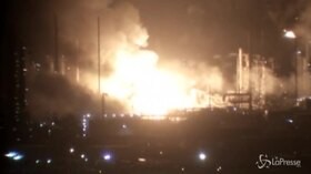 Louisiana, fiamme nella raffineria di ExxonMobil
