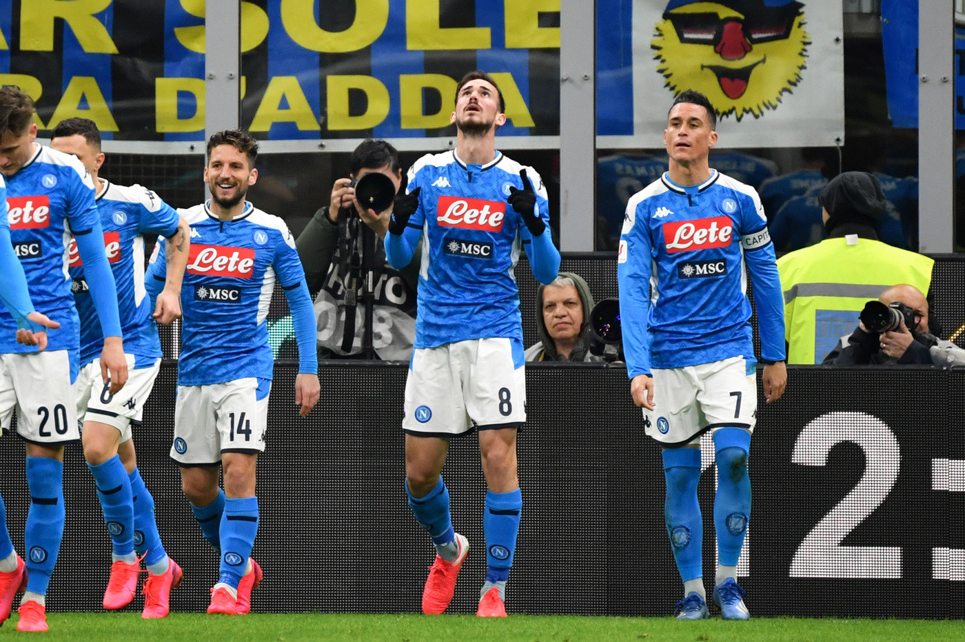 Calcio, Coppa Italia: Inter-Napoli 0-1 finale