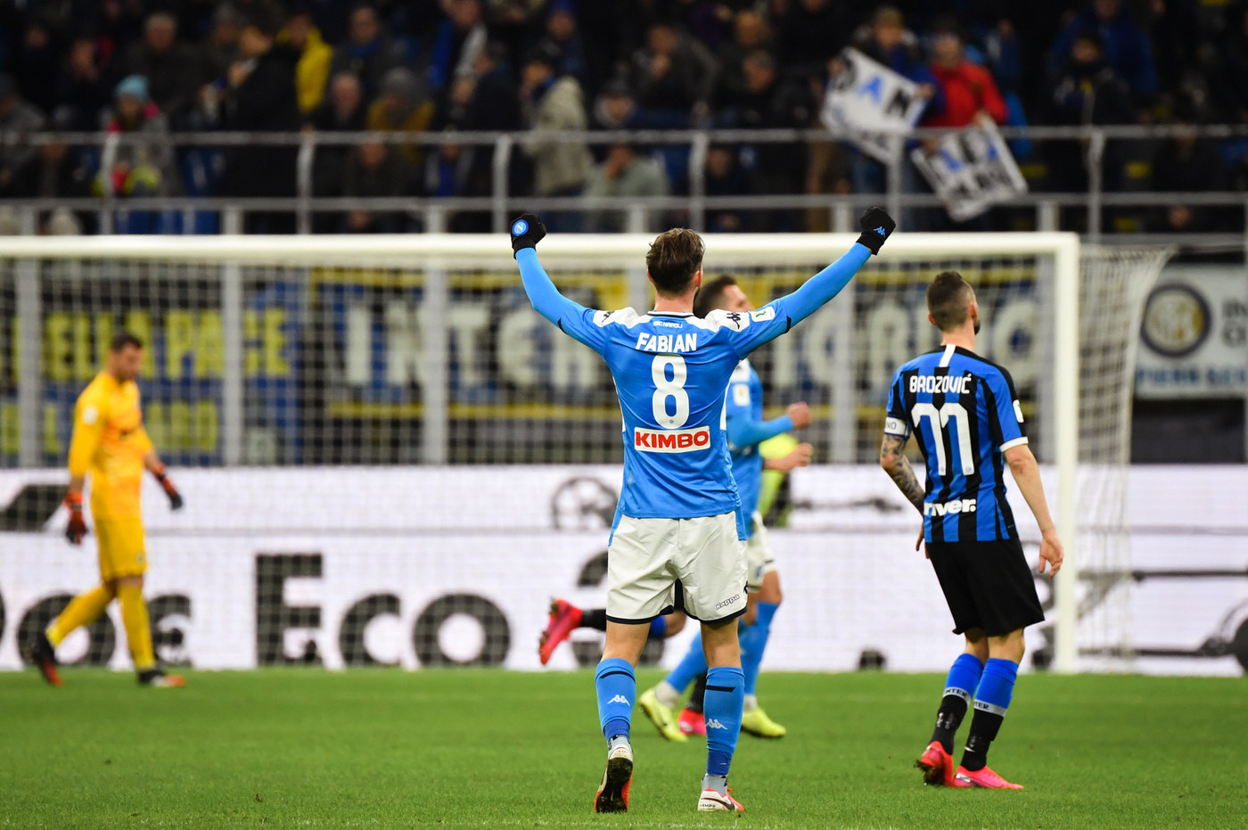 Coppa Italia, il Napoli espugna San Siro: Inter battuta 1-0