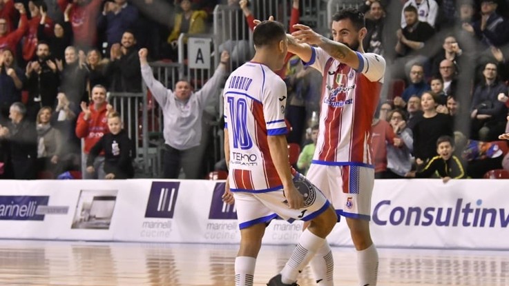 Calcio a 5, Serie A: l'A&S crolla a un passo dal record. Pesaro sempre più prima