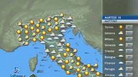 Il meteo del 18 febbraio