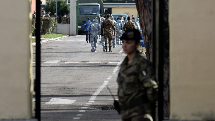 Coronavirus: finita la quarantena per gli italiani alla Cecchignola