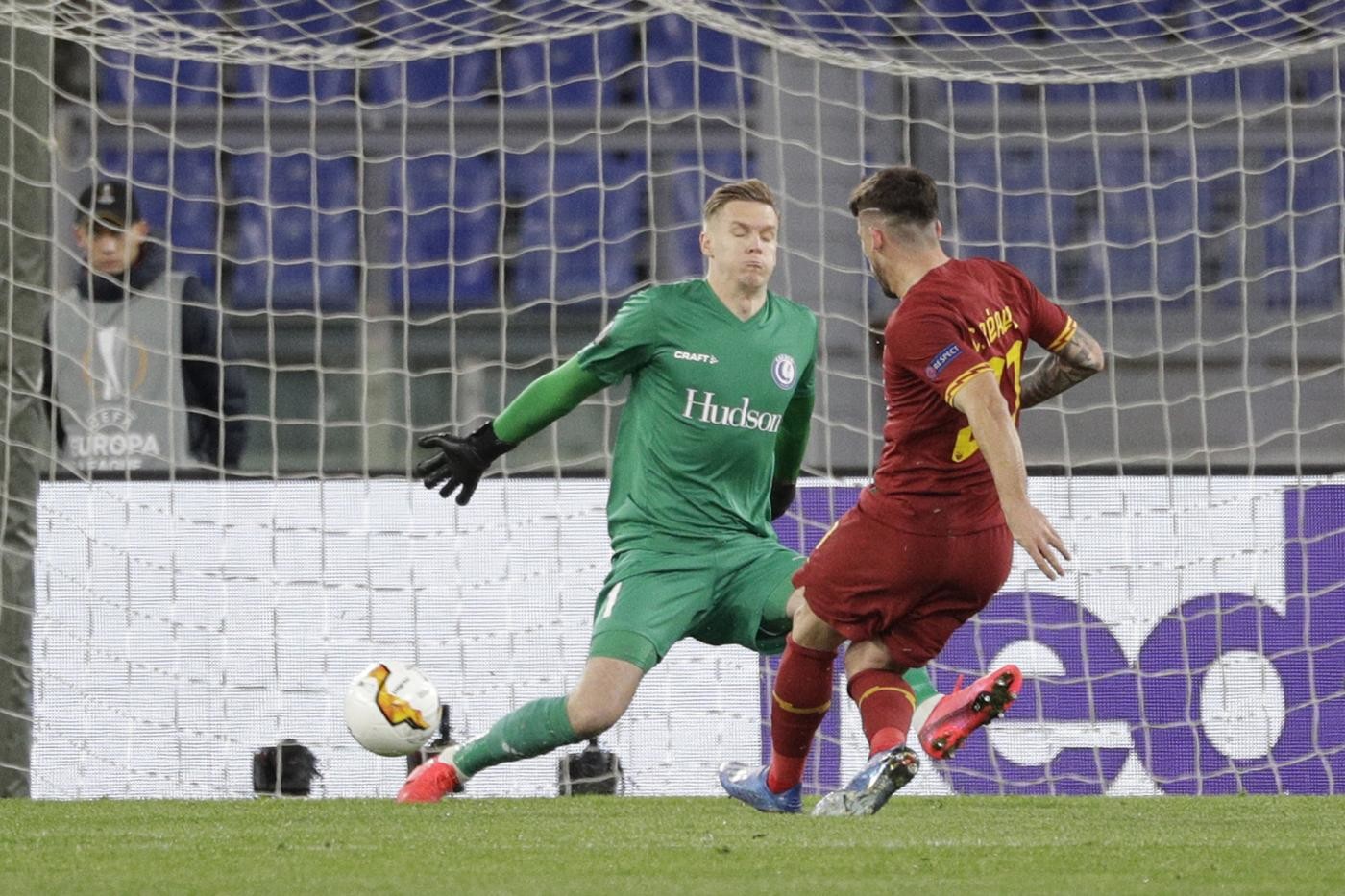 Europa League, Roma a fatica sul Gent: basta un lampo di Perez