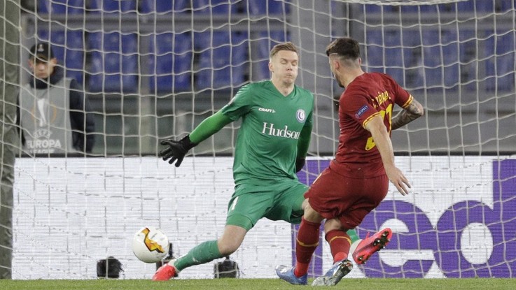 Europa League, Roma a fatica sul Gent: basta un lampo di Perez
