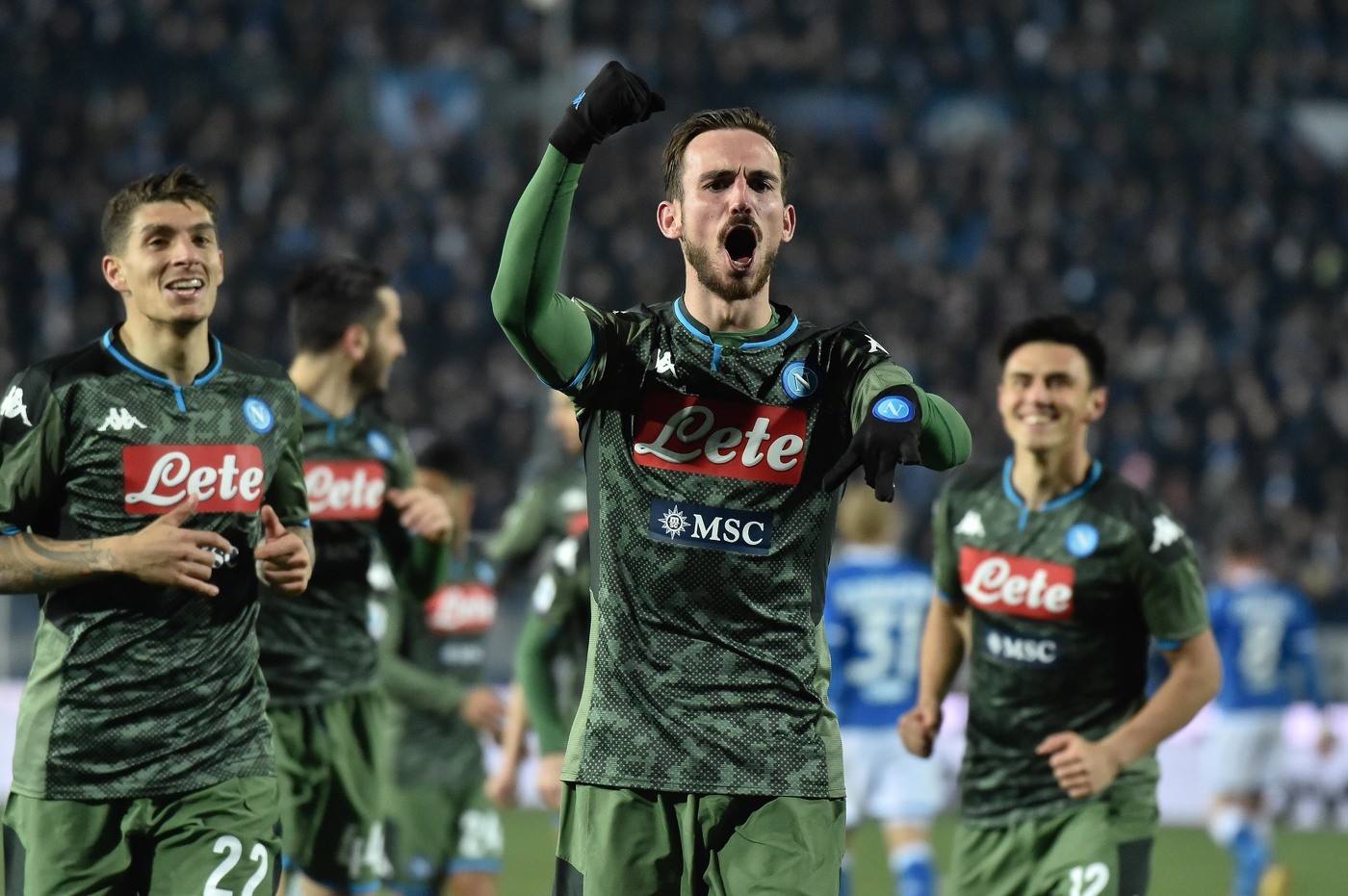 Serie A, Napoli ribalta Brescia con Insigne-Fabian e vede Europa