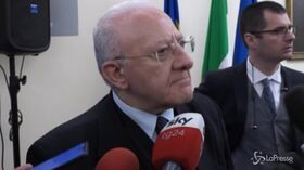 Coronavirus, De Luca: “A oggi nessun contagiato in Campania”