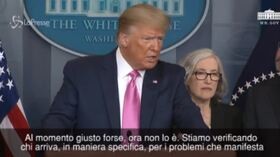 Coronavirus, Trump: “Italia in difficoltà, valuteremo se bloccare i voli, non ora”