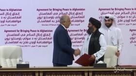 Afghanistan, firmato accordo di pace tra Usa e talebani