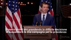Usa 2020, Buttigieg abbandona le primarie dem