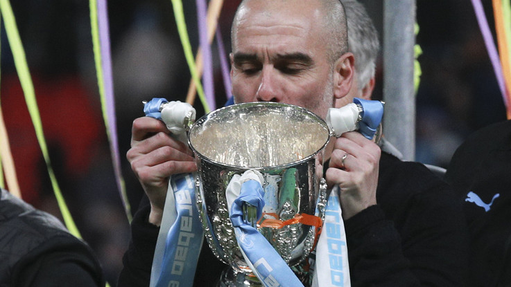 Coppa di Lega: trionfo City. 2-1 all'Aston Villa e terzo titolo di fila per Guardiola
