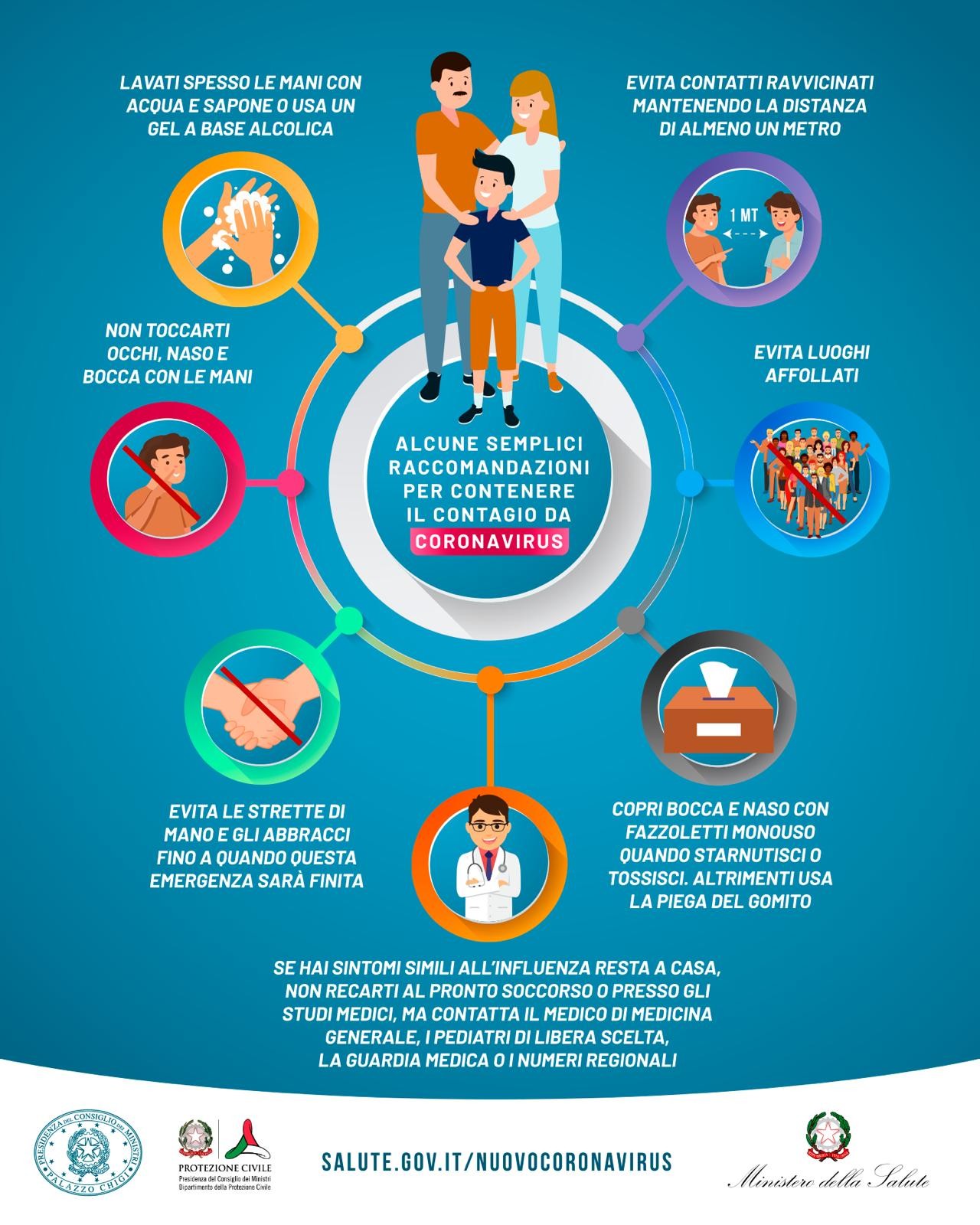 Emergenza Coronavirus. La locandina social da condividere