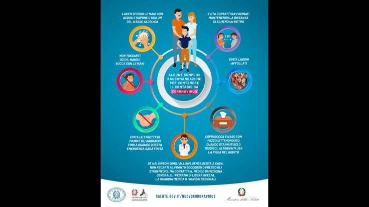 Emergenza Coronavirus. La locandina social da condividere