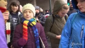 Clima, Greta Thunberg guida la marcia di protesta a Bruxelles