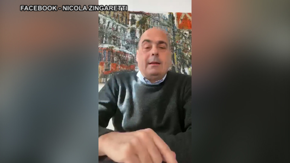 Nicola Zingaretti: “Ho preso il coronavirus”