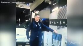 Juve-Inter, Cristiano Ronaldo batte il cinque… all’aria