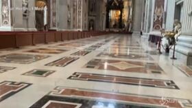 Coronavirus: Basilica di San Pietro aperta, ma senza fedeli