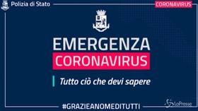 #iorestoacasa: il video della polizia sull’emergenza coronavirus