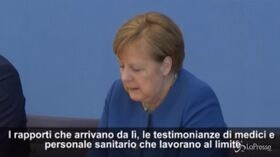 Coronavirus, Merkel all’Italia: “Testimonianze strazianti, empatia per popolo e governanti”