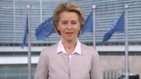 Coronavirus, Von Der Leyen parla in italiano: “Non siete soli, siamo tutti italiani”