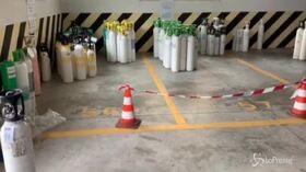 Coronavirus, carabinieri di Bergamo recuperano bombole d’ossigeno per malati