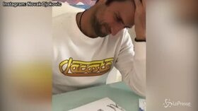 Djokovic diventa artista, il suo autoritratto spopola sui social VIDEO