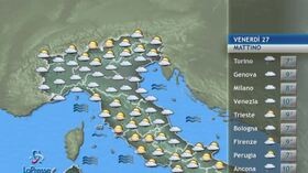 Il Meteo di venerdì 27 marzo
