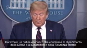 Coronavirus, il presidente americano Trump richiama i riservisti