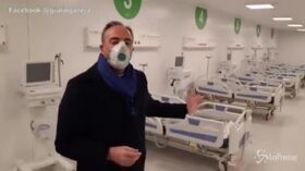Coronavirus, Gallera dall’ospedale alla Fiera di Milano: “La Lombardia non si arrende”