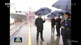 Cina, il presidente Xi Jinping visita l’area portuale di Chuanshan