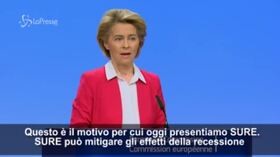 Coronavirus, von der Leyen: “Per SURE Ue pronta a mobilitare 100 mld”