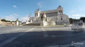 Coronavirus, Roma deserta vista in timelapse video