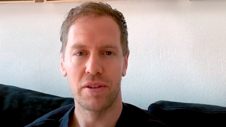 Coronavirus, Vettel: "Tenete duro e non perdete la speranza"