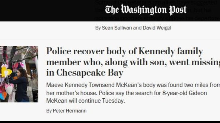 Maeve Kennedy, ritrovato il corpo della nipote di Bob