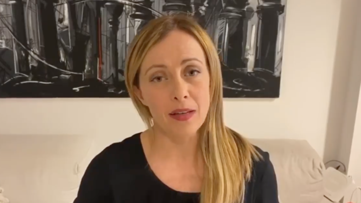 Giorgia Meloni: per Conte facile fare il bullo con la televisione di Stato - Il videomessaggio
