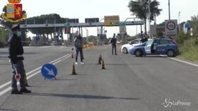 Coronavirus, Bari: controlli serrati della polizia