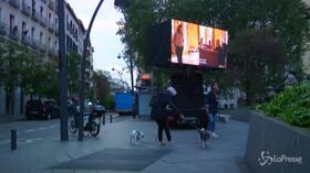 Madrid, cinema all’aperto per i cittadini