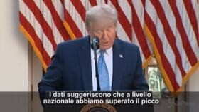 Coronavirus, l’annuncio di Trump: “Superato il picco, in arrivo linee guida per riapertura”
