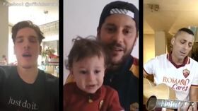 “Torneremo a cantarla”: Attori, sportivi e musicisti intonano l’inno della Roma