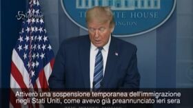 Coronavirus, Trump ferma l’immigrazione negli Stati Uniti per almeno 60 giorni