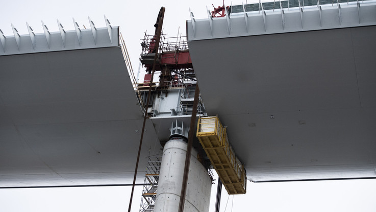 Nuovo Ponte di Genova, sollevamento ultimo impalcato. Ad Salini: Un modello