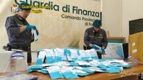 Coronavirus, sequestrate oltre 26mila mascherine a Foggia