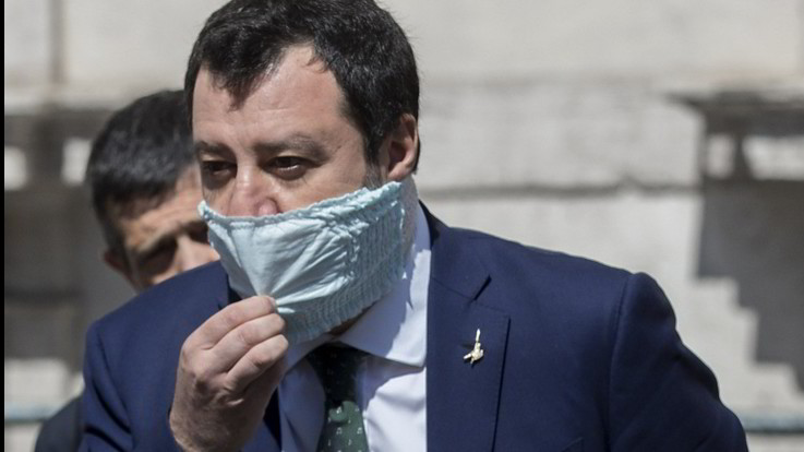 Salvini, l'occupazione a oltranza e la spaccatura nel centrodestra