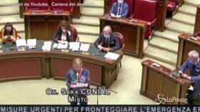 La No Vax Cunial alla Camera attacca il Quirinale