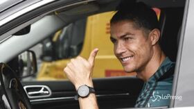 La Juve ritrova Ronaldo, Cr7 alla Continassa dopo due mesi