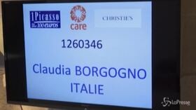 Lotteria di beneficenza in Francia, italiana vince un Picasso